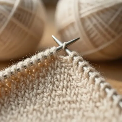 Point mousse en tricot : technique complète et indéformable