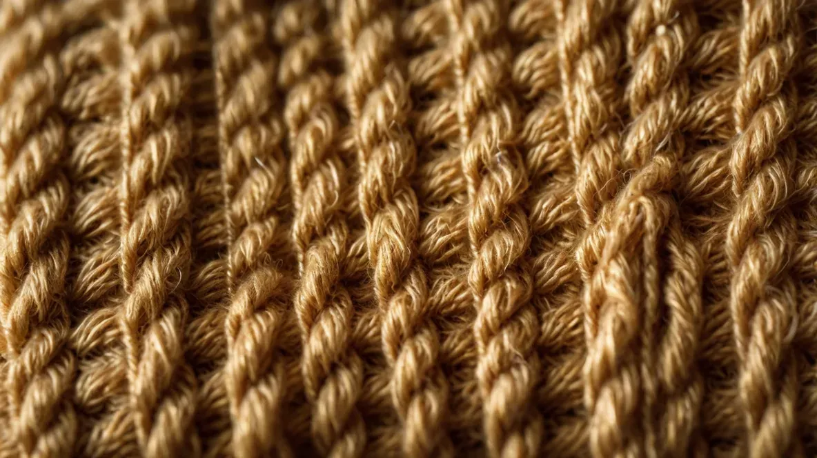 Mailles de tricot brioche sur aiguilles double pointe