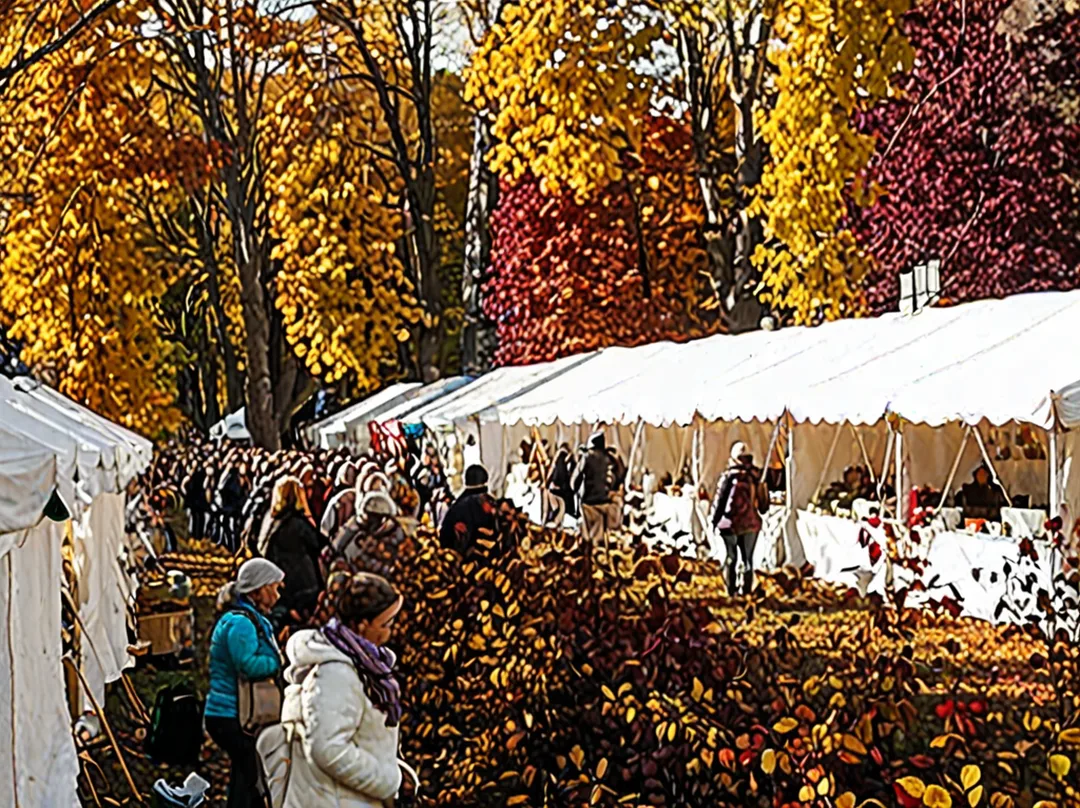 Ambiance du festival de laine de Rhinebeck